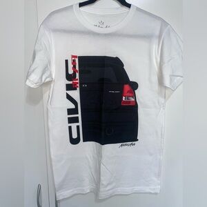 Motion Auto White Graphic T-Shirt size small new no tags